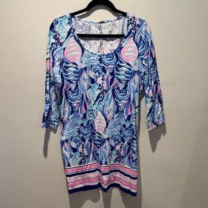Lilly Pulitzer Scoop Neck Dress sz Large